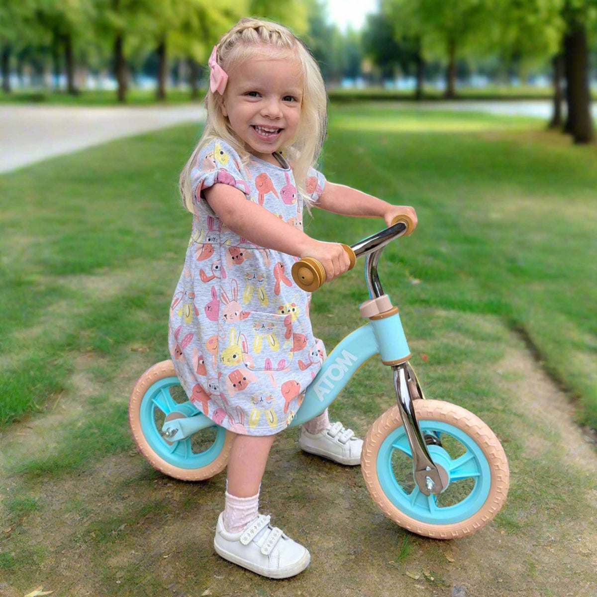 ATOM 10" Glider Balance Bike - Mint Green