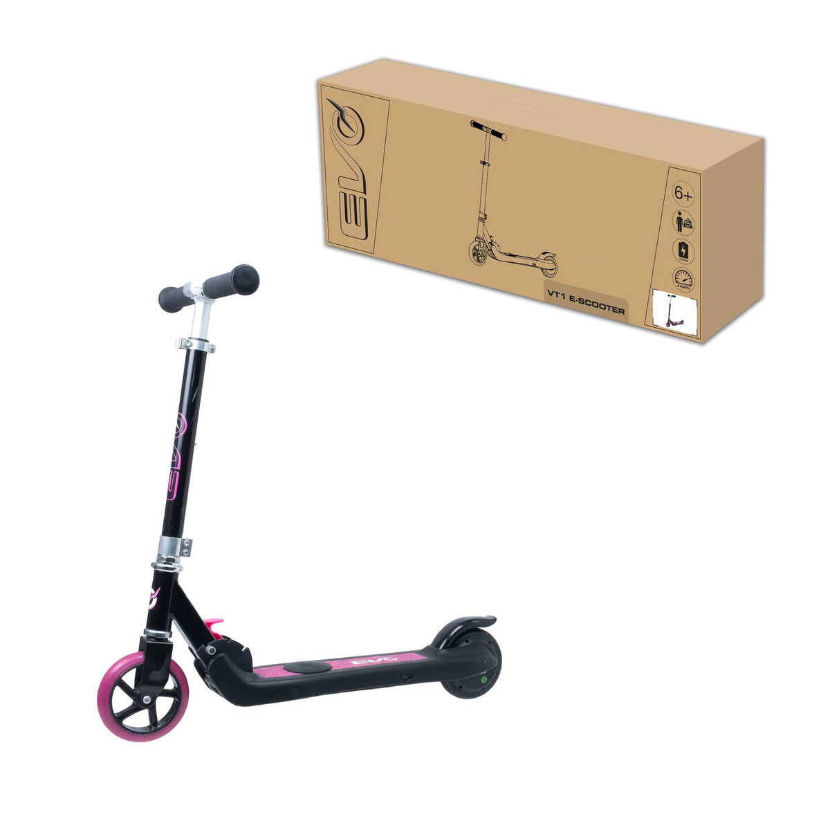 EVO VT1 Childrens Electric Scooter - Pink