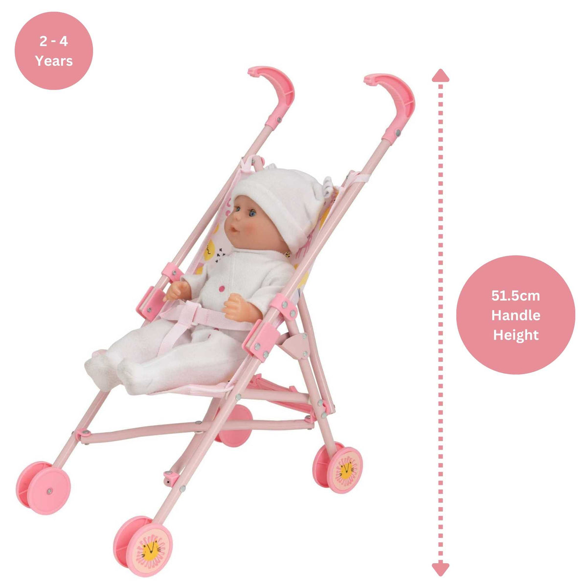 BabyBoo Single Dolls Stroller - Jungle