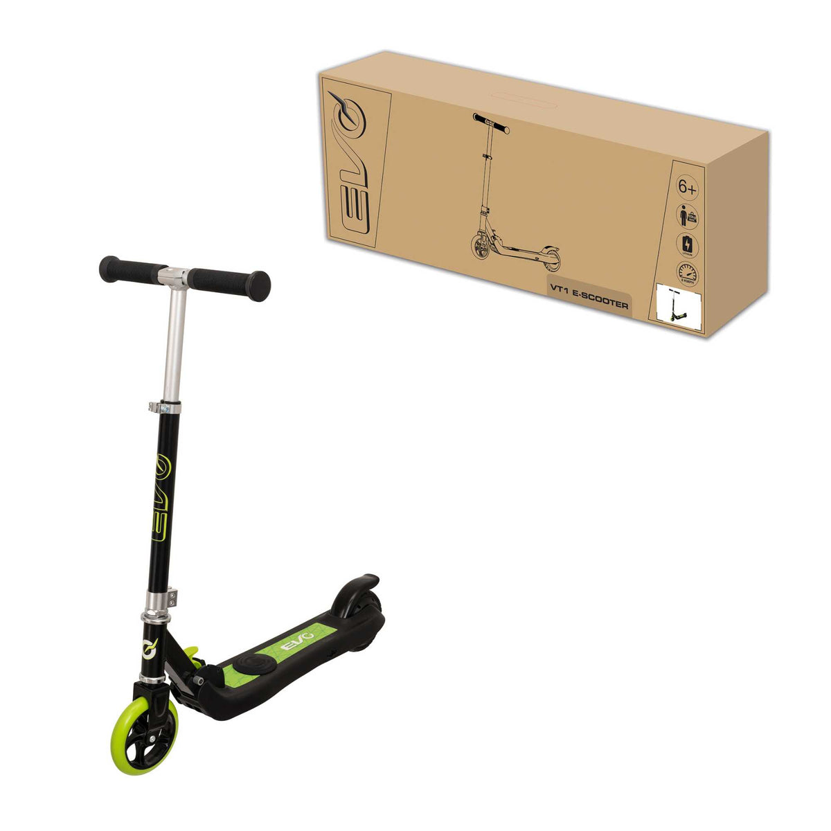 EVO VT1 Childrens Electric Scooter - Lime Green