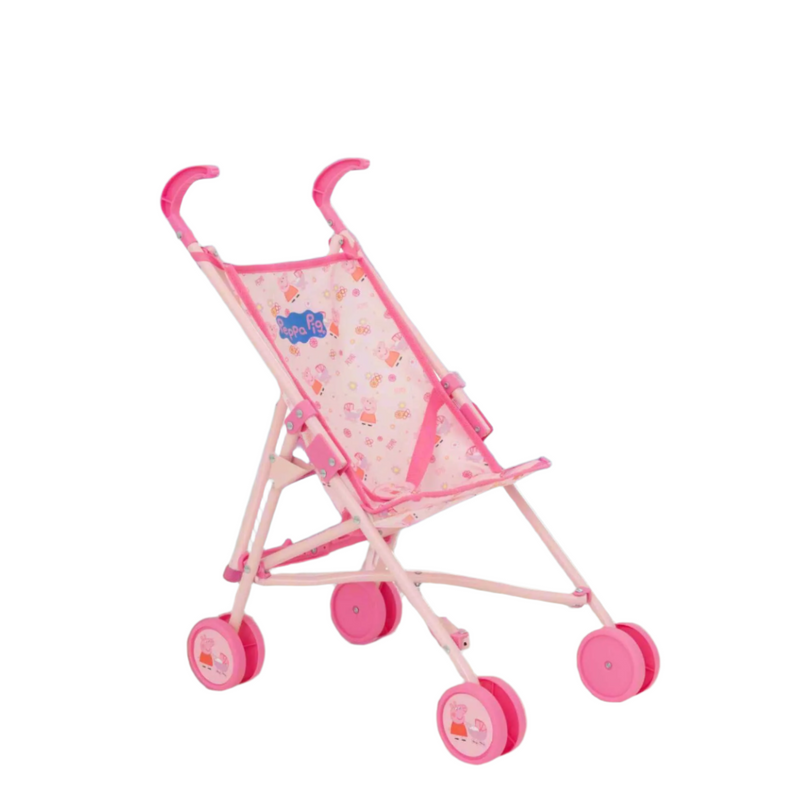 Peppa Pig Single Dolls Stroller - Pink
