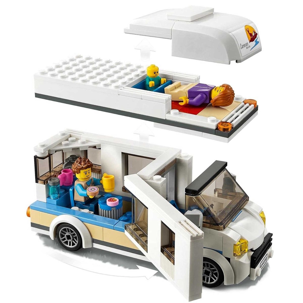 LEGO City Great Vehicles Holiday Camper Van Toy Car