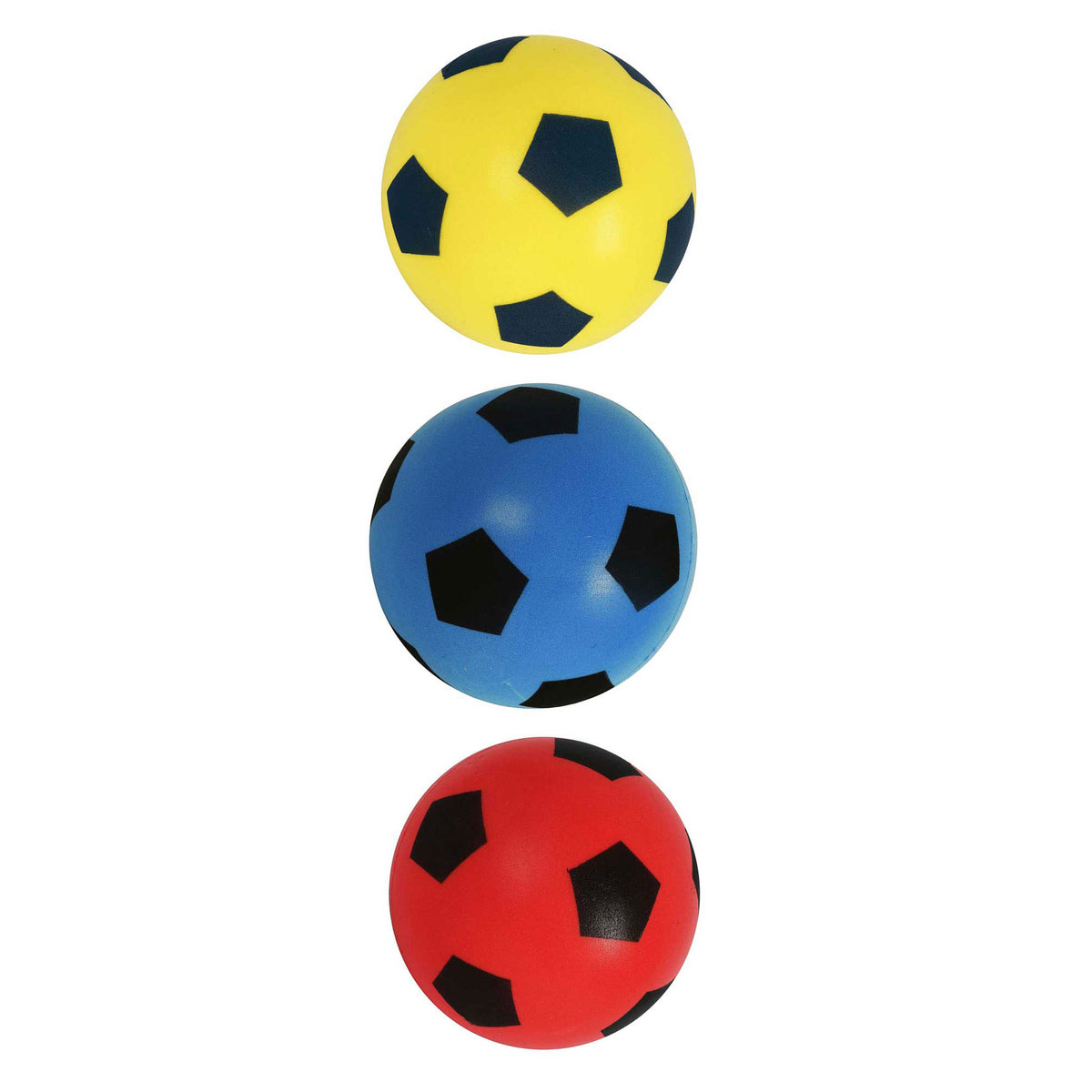 Soft Foam/Sponge Footballs/Soccer Balls - Primary Colours