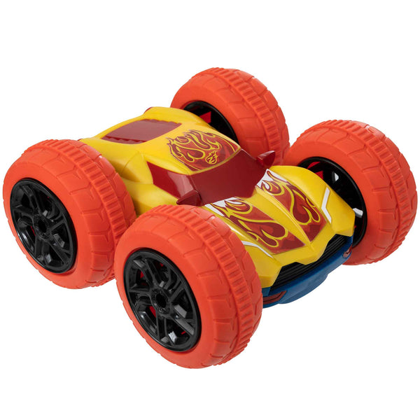 Flipsterz Remote Control Stunt Car Yellow Blue