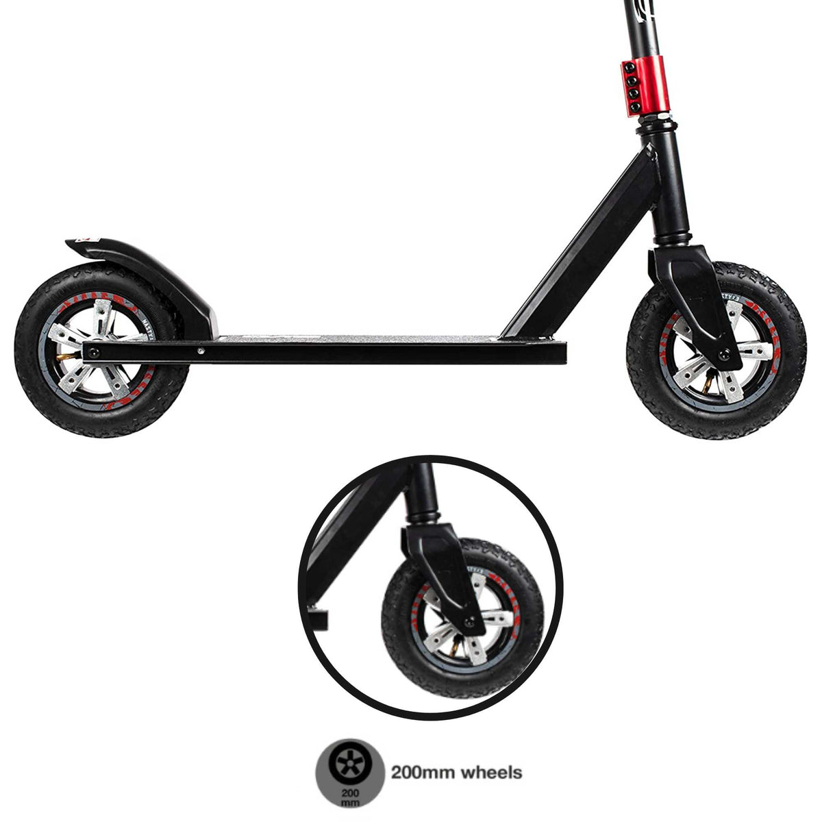 EVO Dirt Rider Scooter - Black