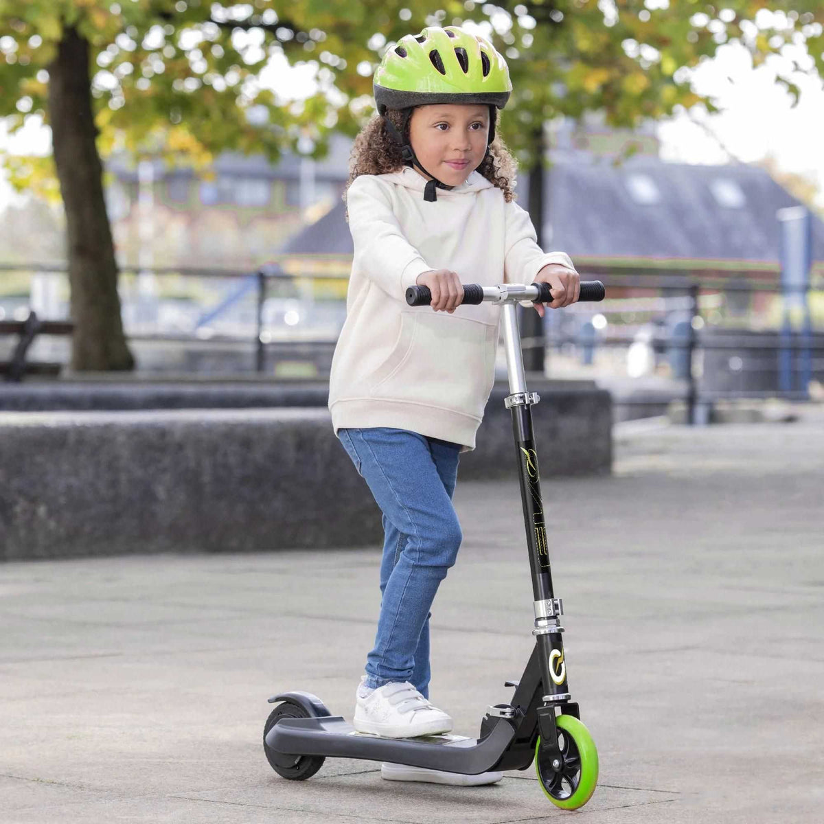 EVO VT1 Childrens Electric Scooter - Lime Green