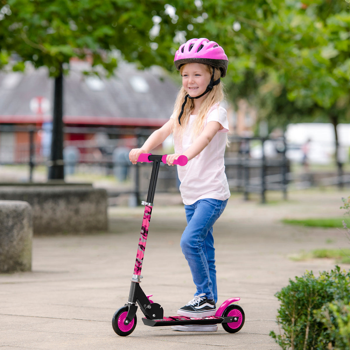 ATOM Inline Scooter - Pink Camouflage