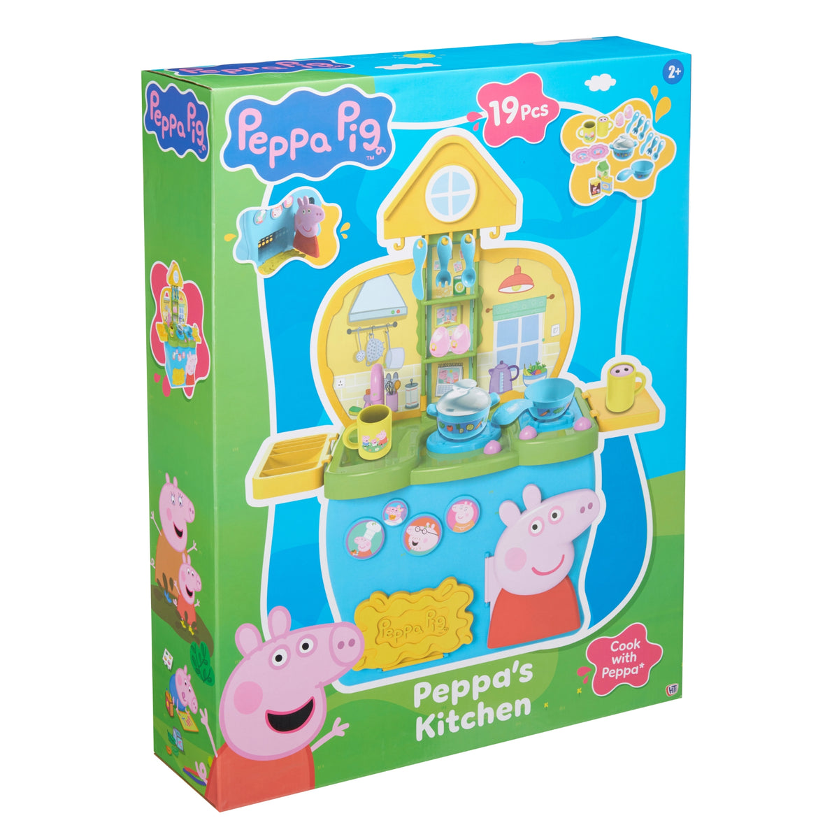 Peppa Pig Kitchen Playset - 19+ Accessories