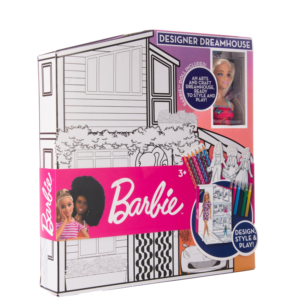 Barbie Designer Dream House &amp; Doll Craft Kits