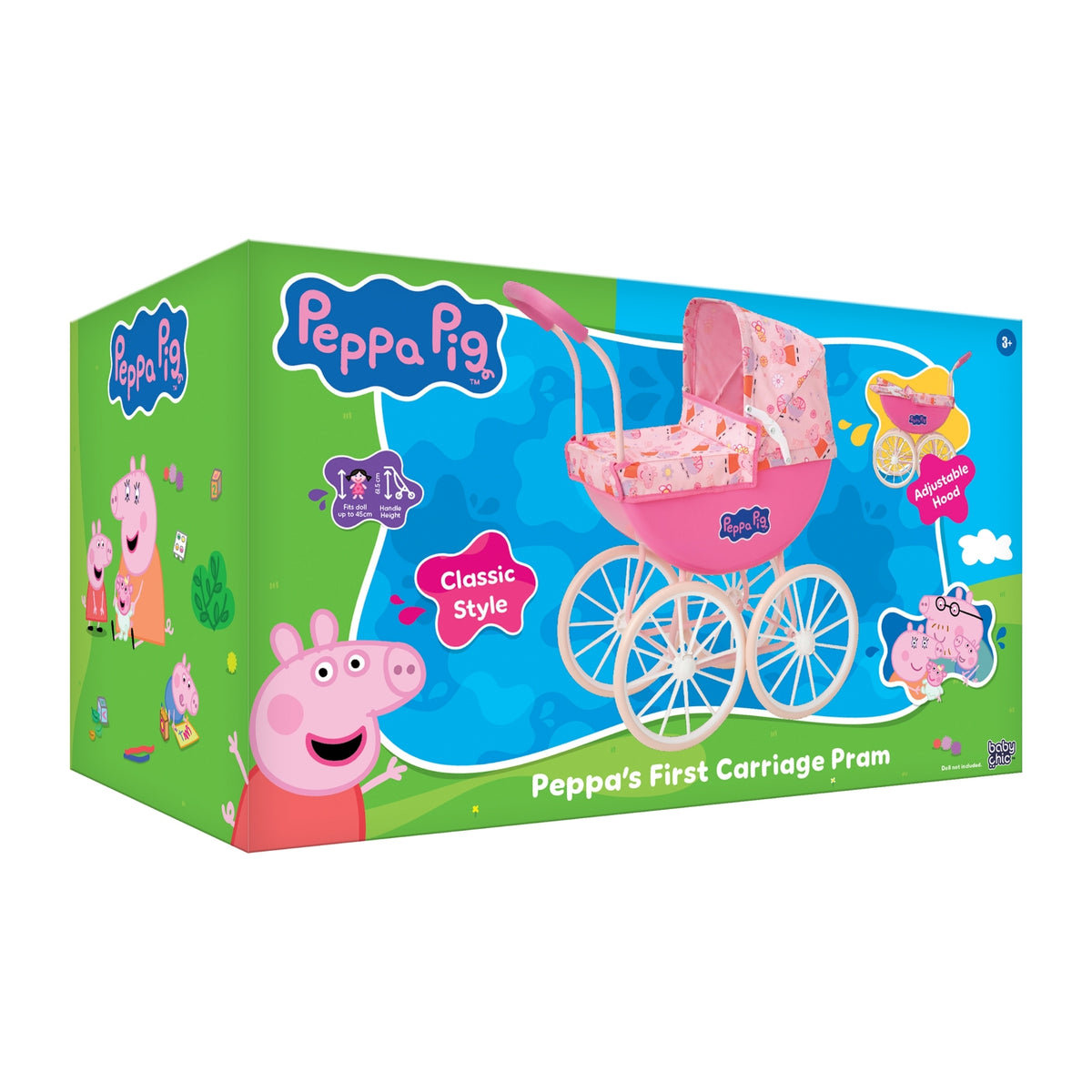 Peppa Pig My First Carriage Dolls Pram Prams