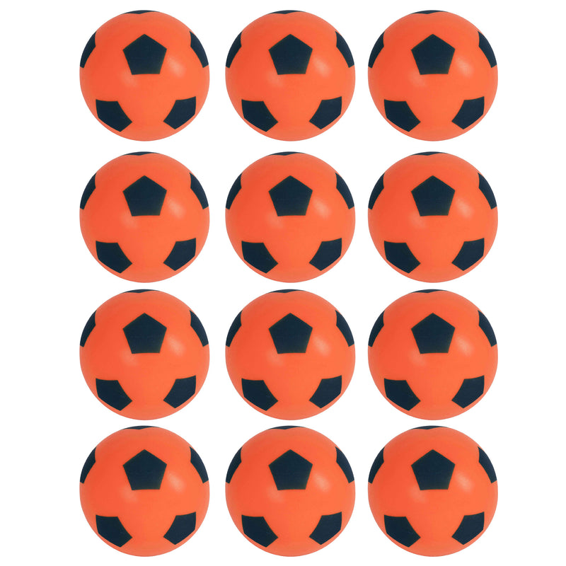Foam Football Pack Of 12 - Orange (19.4cm )