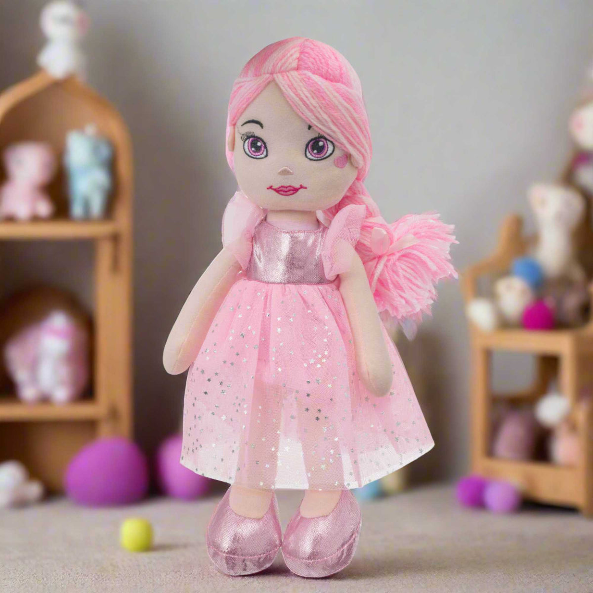 Rosie Rag Doll - Pink Dolls