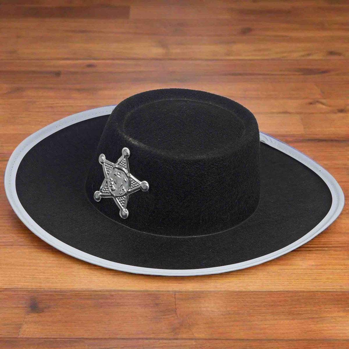 Childrens Fancy Dress Cowboy Hat - Black Fancy Dress