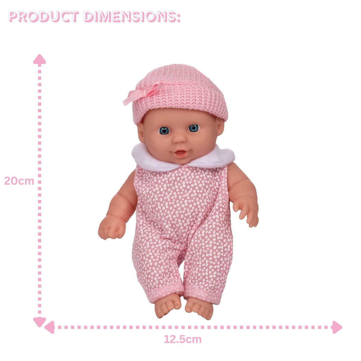 BabyBoo Cutie Baby Doll - Pink Dolls