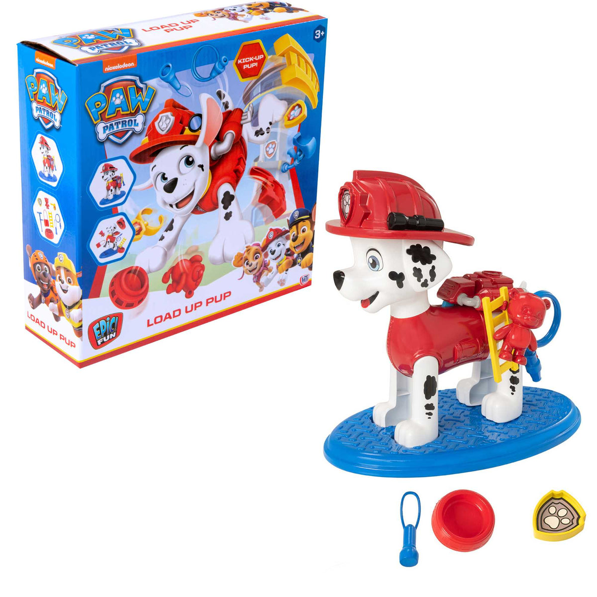 Paw Patrol Load Up Pup Board Game featuring Marshall Pup - an exciting and interactive game for kids and fans of Paw Patrol.