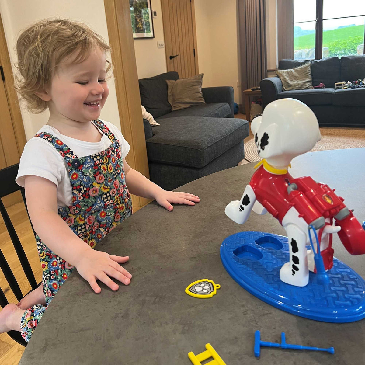 Paw Patrol Load Up Pup Board Game featuring Marshall Pup - an exciting and interactive game for kids and fans of Paw Patrol.