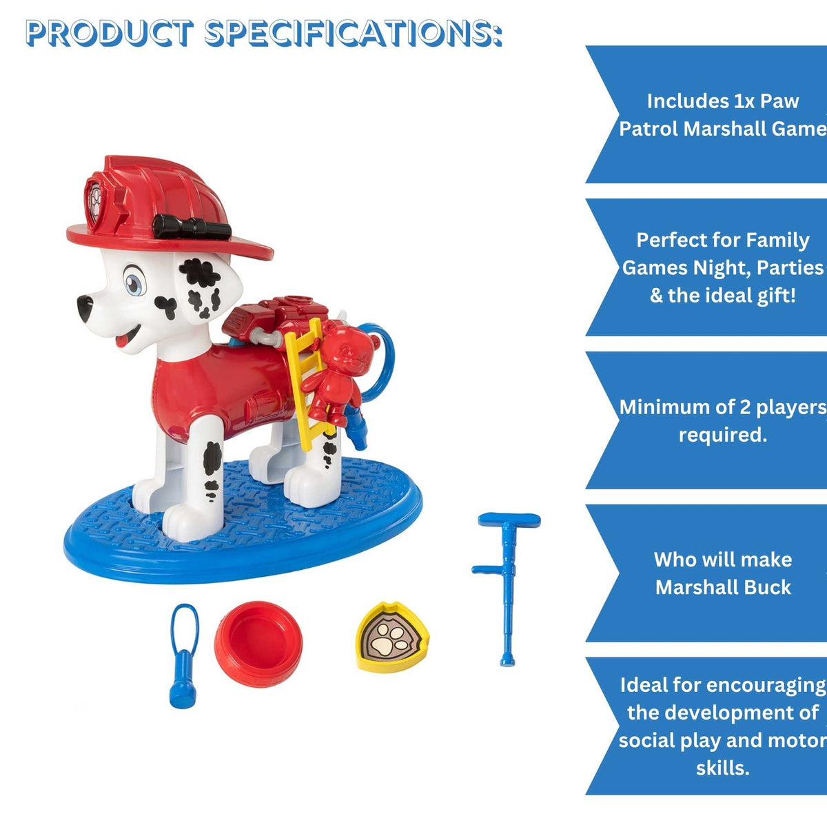 Paw Patrol Load Up Pup Board Game - Marshall Boxed Family Games