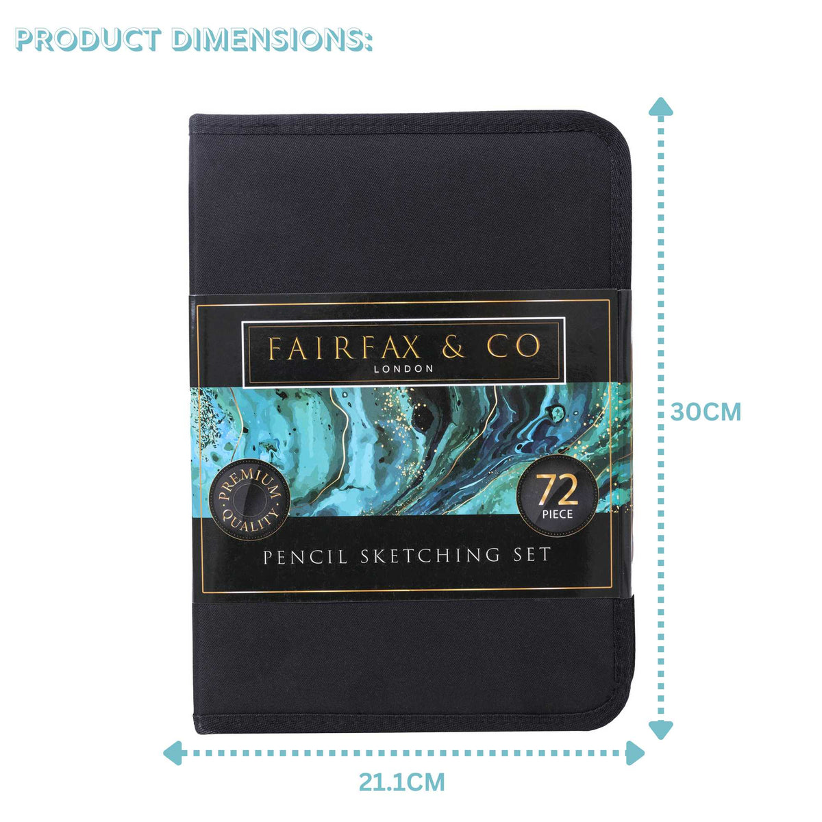 FairFax &amp; Co 72 Piece Pencil Drawing Set Drawing Sets