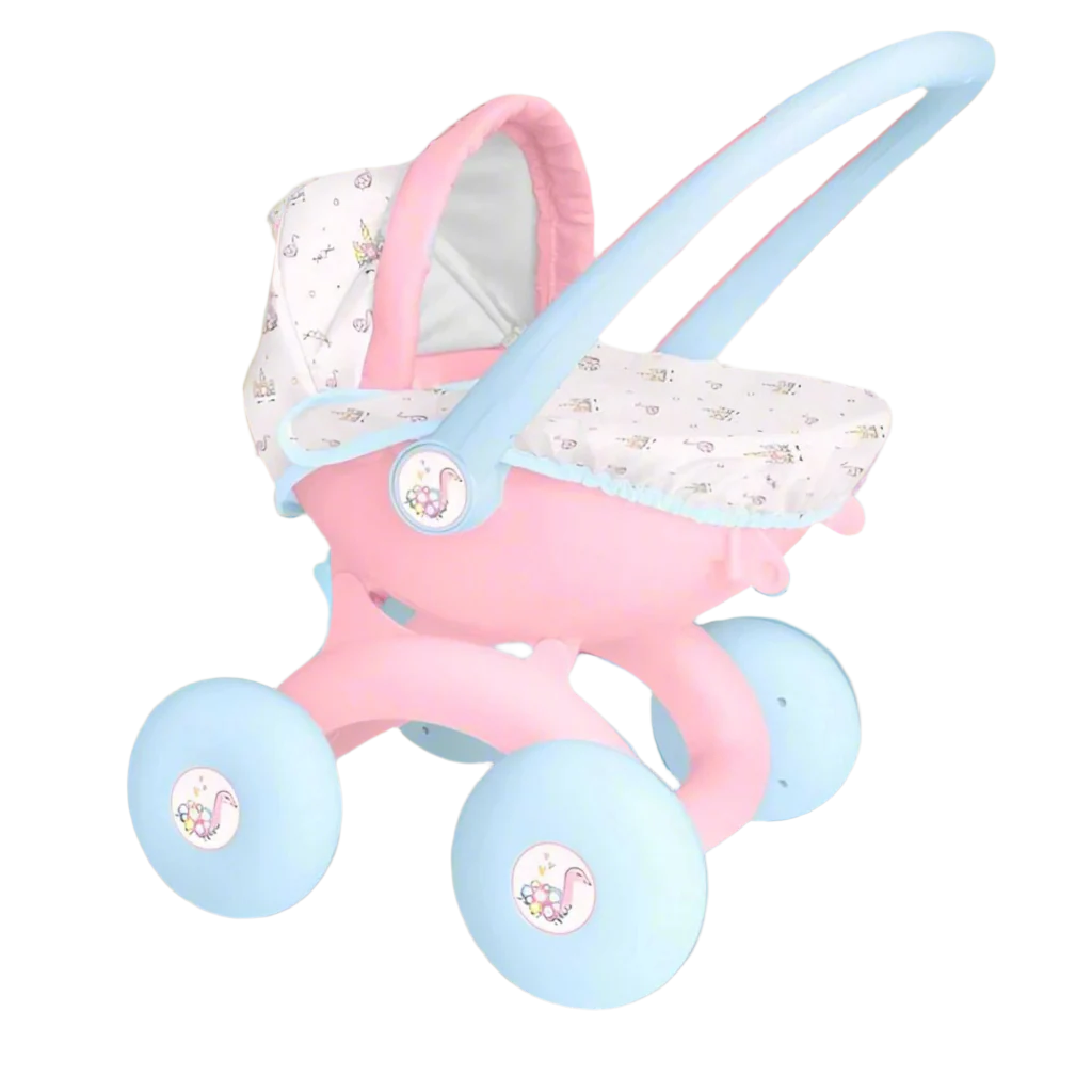 BabyBoo My First 4-IN-1 Interchangeable Dolls Pram - Versatile doll pram with multiple configurations for imaginative play
