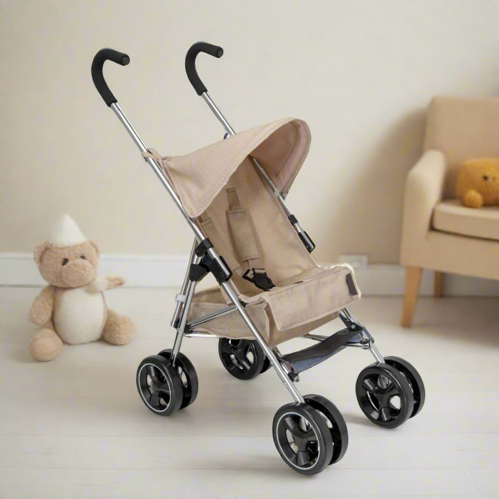 Celuna Premium Junior Dolls Stroller - Stone Pushchairs