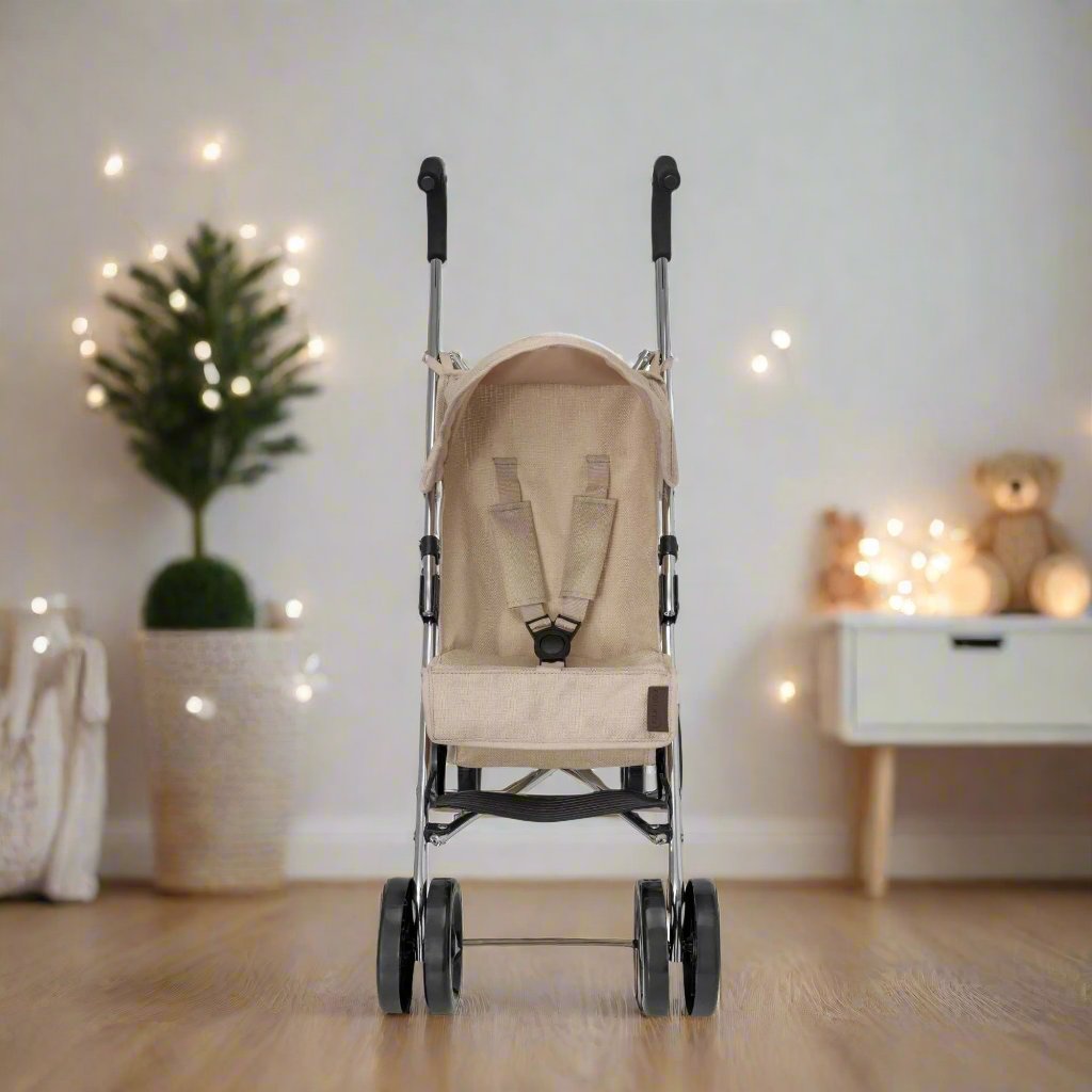 Celuna Premium Junior Dolls Stroller - Stone Pushchairs