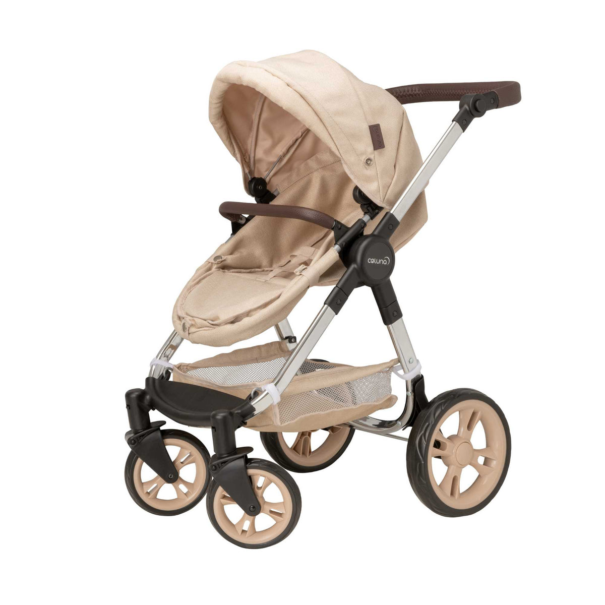 Celuna Premium Dolls Travel System - versatile doll stroller with 4 pram modes for comprehensive playtime options, stylish and sturdy design