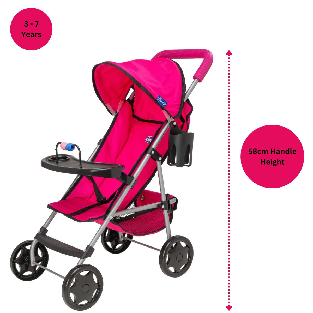 Chicco Ulala Playtime Dolls Pushchair - stylish, durable, and fun doll stroller for kids