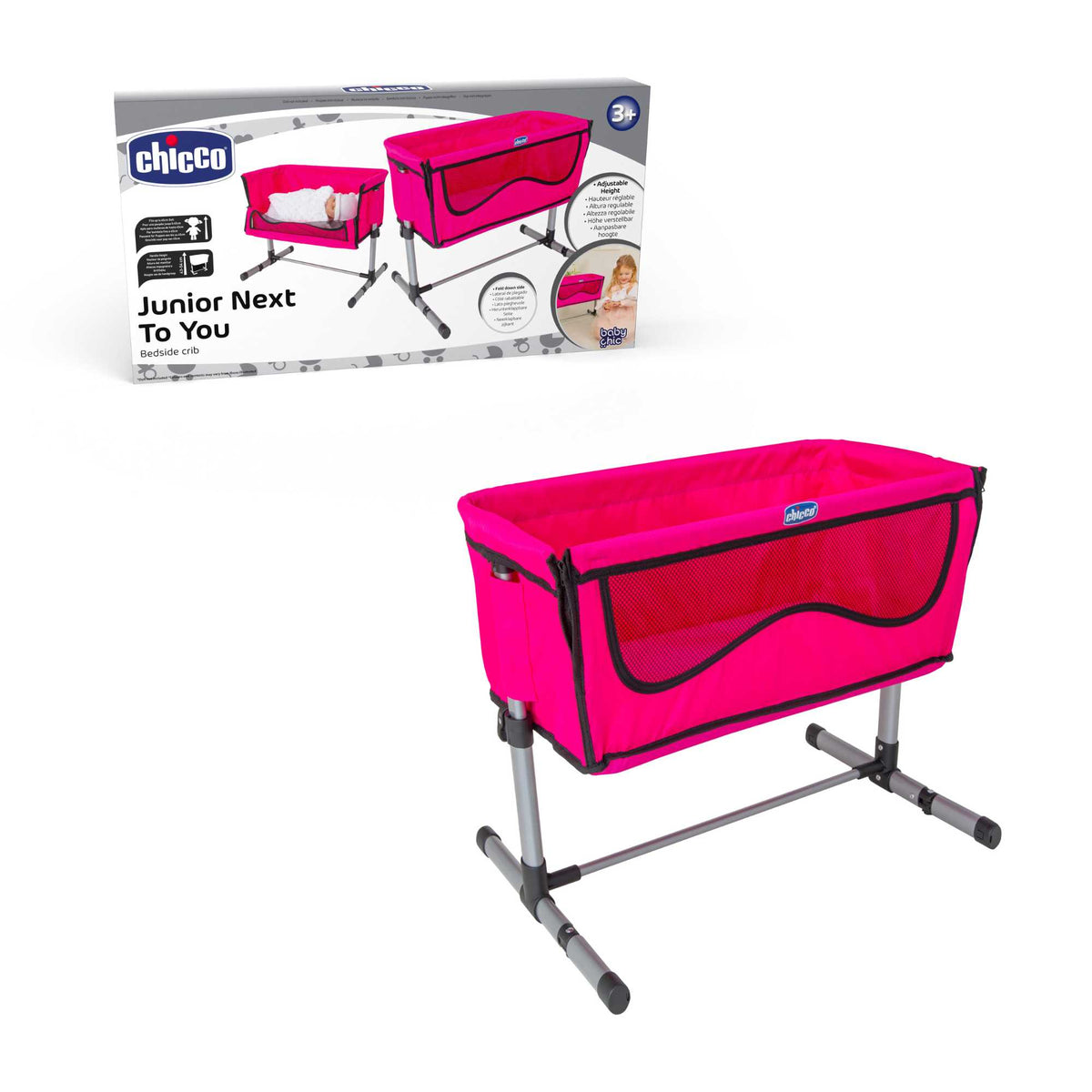 Chicco Next2You Dolls Cot - Pink Dolls Accessories