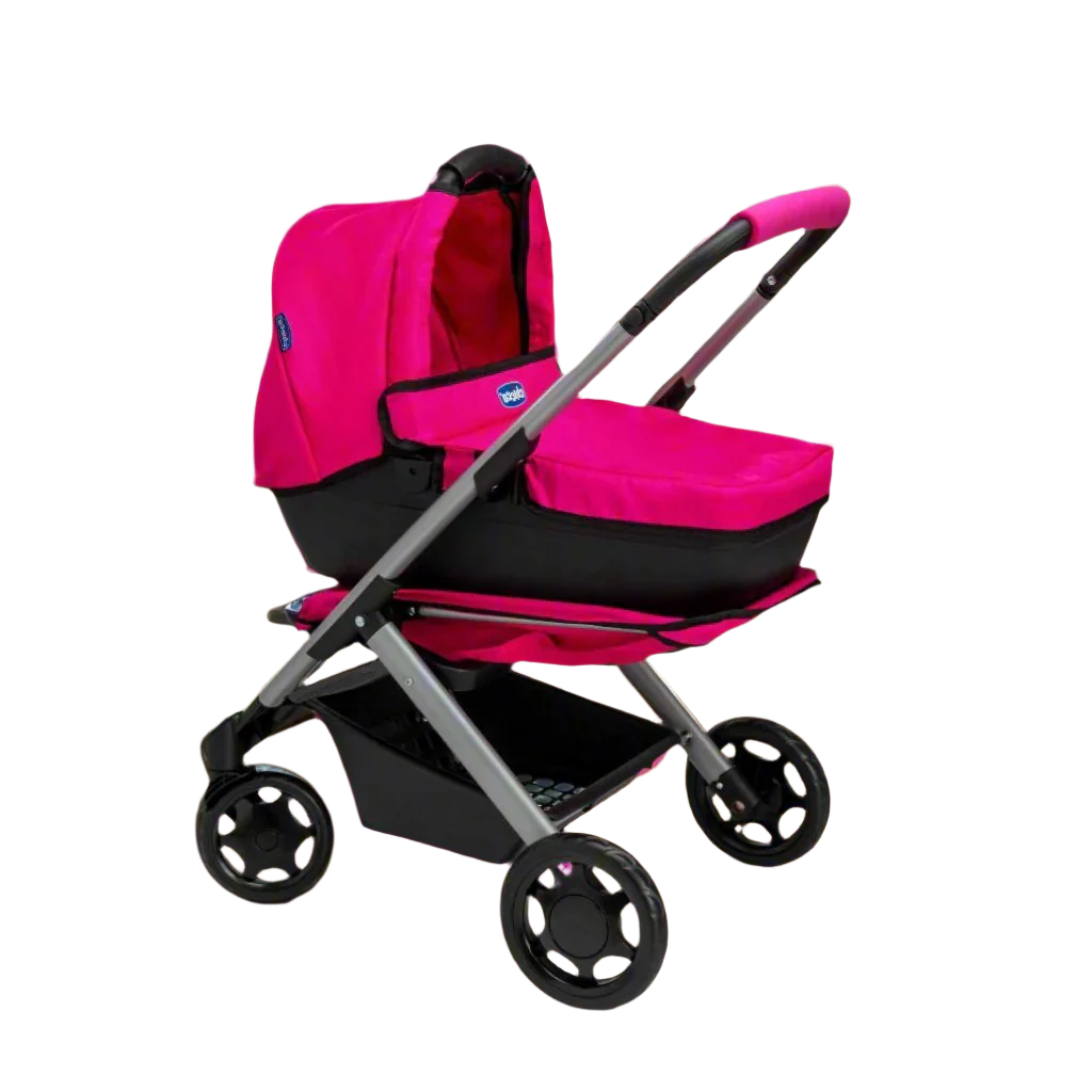 Chicco Junior 3-IN-1 Dolls Pram - Pink Prams