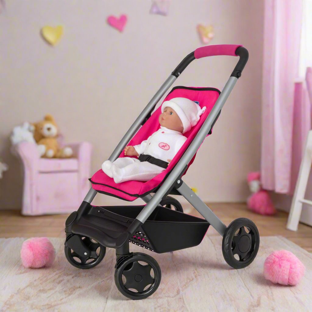 Chicco Junior 3 IN 1 Dolls Pram Pink