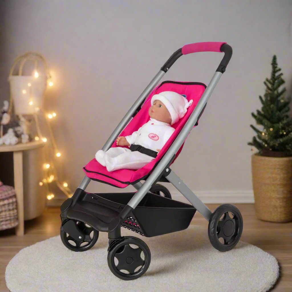 Chicco Junior 3-IN-1 Dolls Pram - Pink Prams