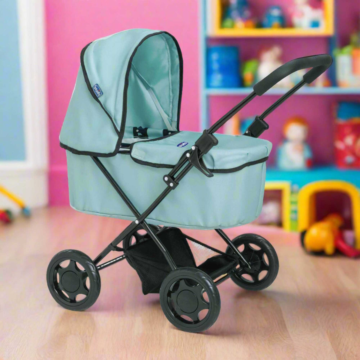 Chicco Amore Dolls Pram - Elegant and Sturdy Toy Pram for Dolls with Adjustable Handle