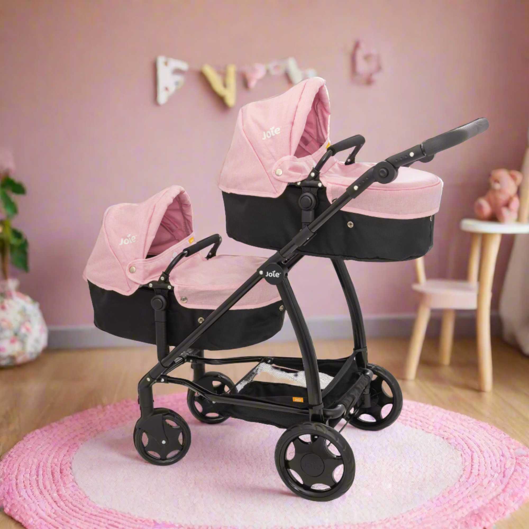 Joie Junior Twin Dolls Pram 9 Play Modes joie-junior-twin-dolls-pram-9-play-modes