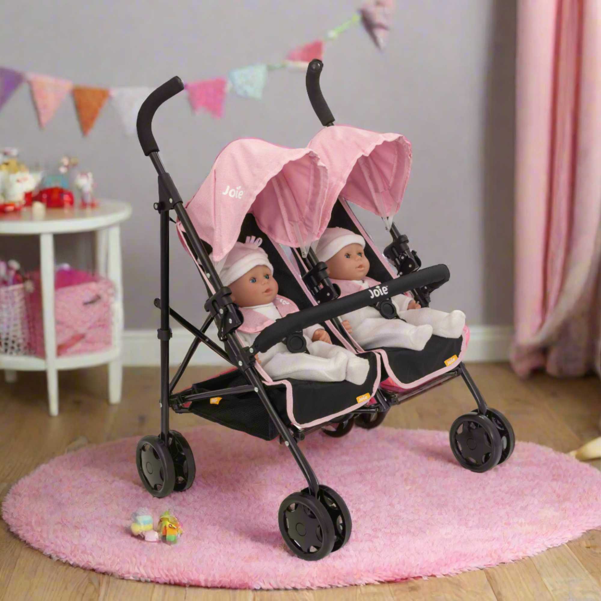 Tandem dolls pram on sale