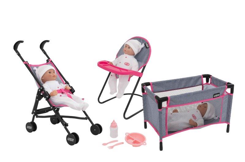 Mamas Papas Nursery Playset Grey Pink