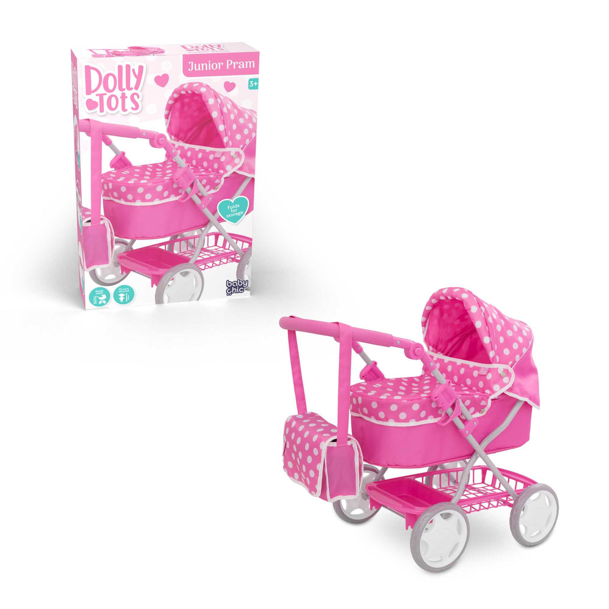 Dolly Tots Junior Dolls Pram Prams