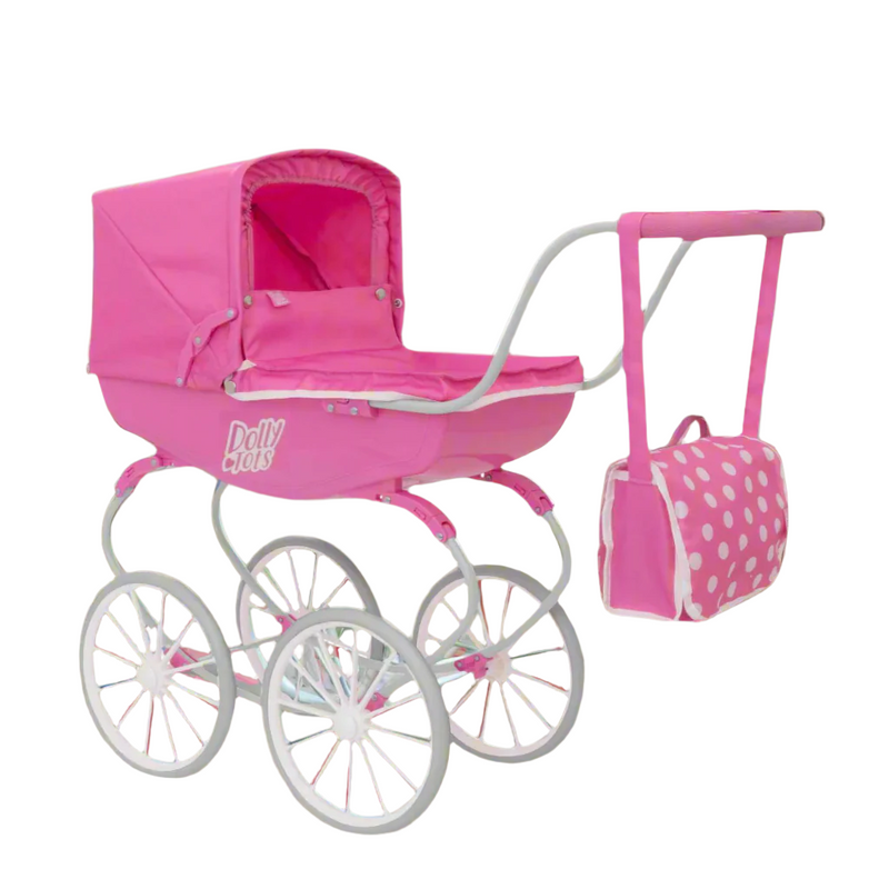 Dolly Tots Traditional Carriage Dolls Pram Prams