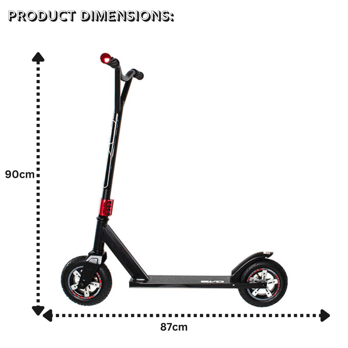 EVO Dirt Rider Scooter - Black Scooters