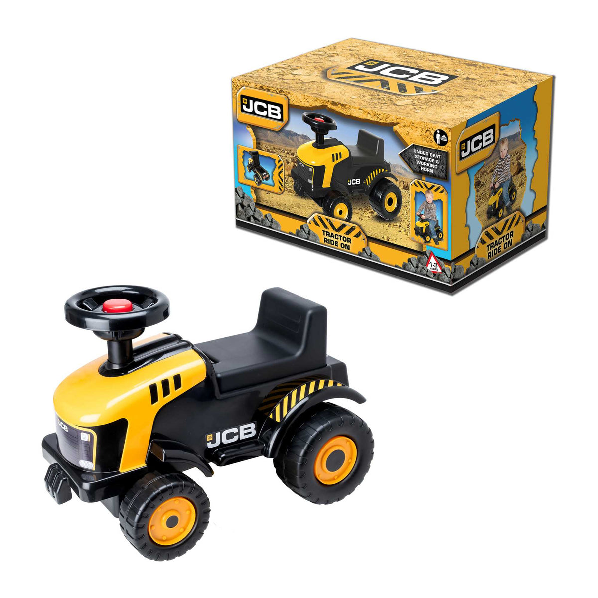 EVO JCB Fastrac Foot To Floor Ride-On Foot to Floor