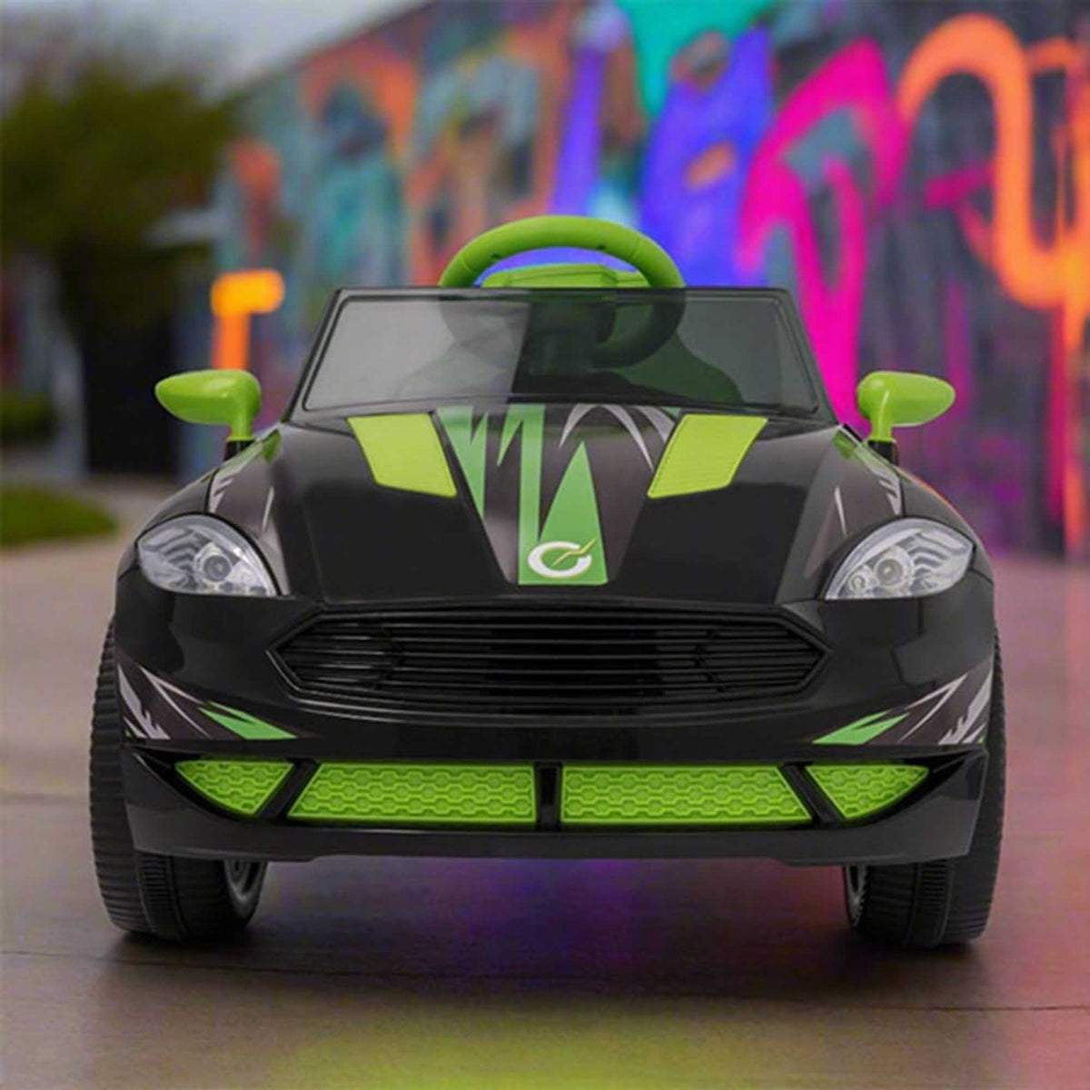 EVO 6v Kids Electric Ride-On Venom Sports Car Green