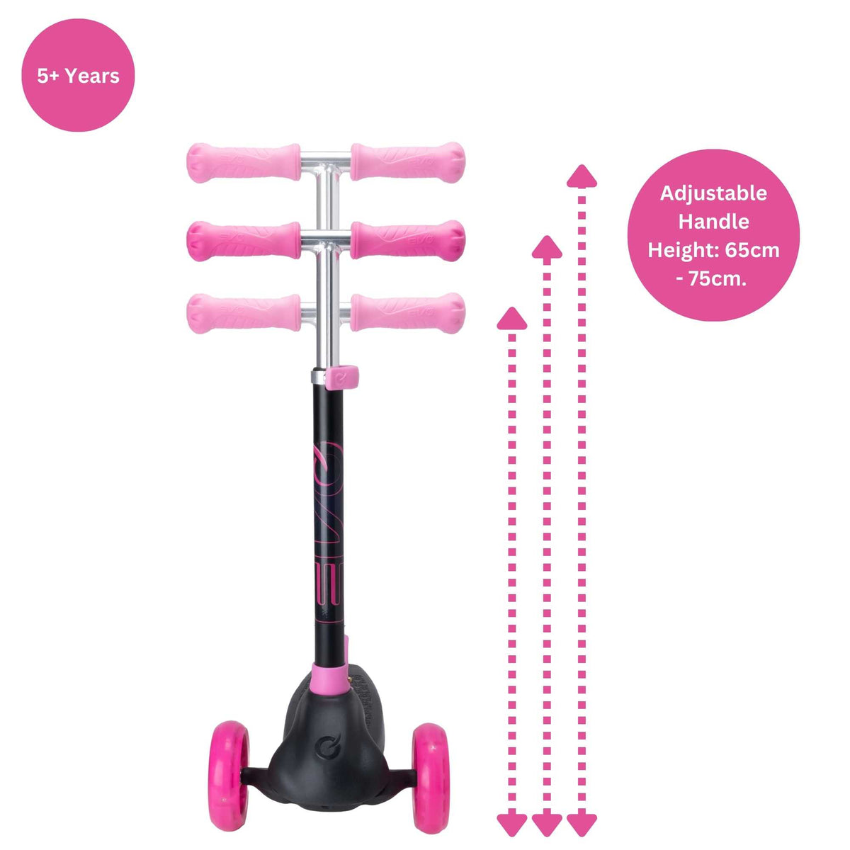 EVO Eclipse Light Up Scooter - Pink Scooters