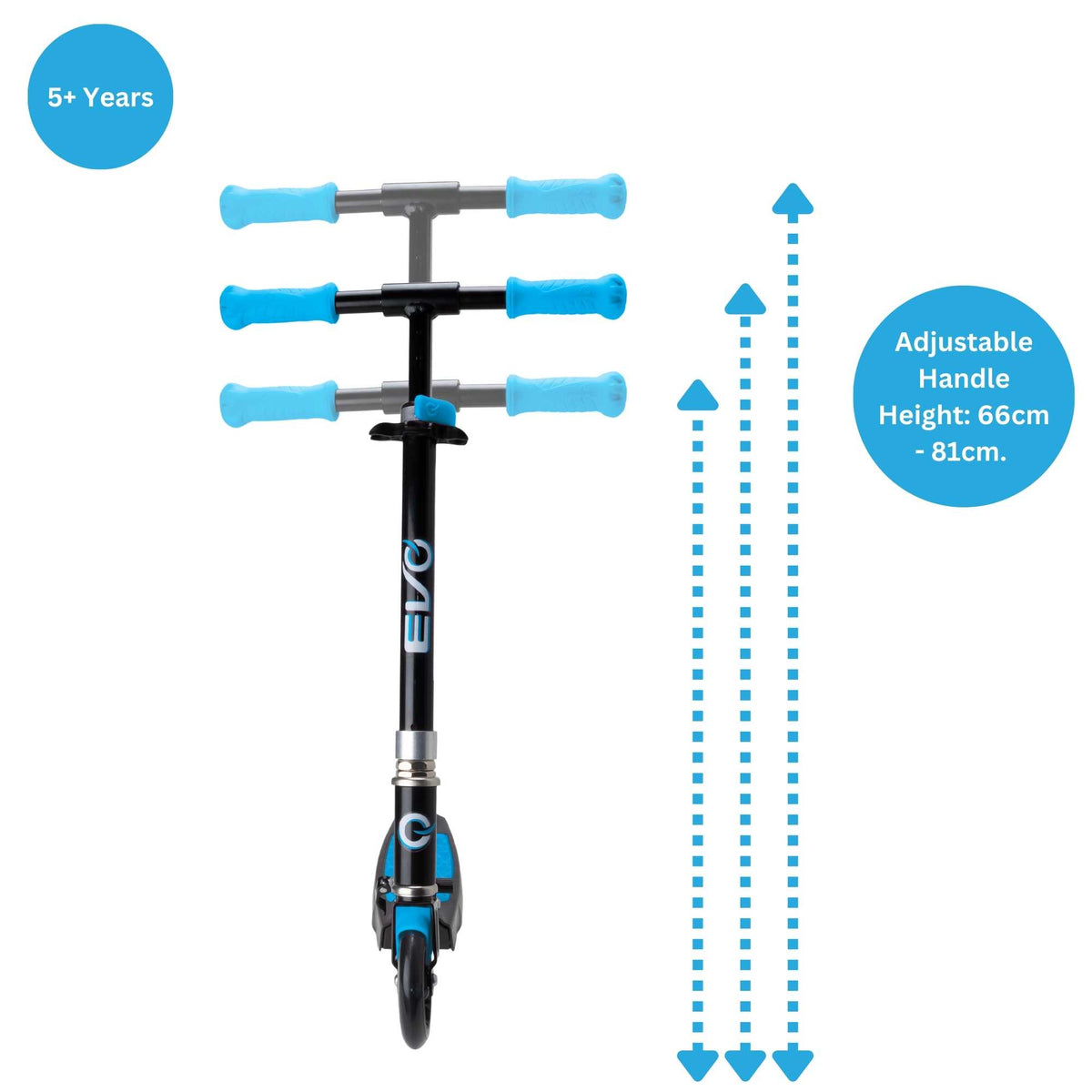 EVO Light Up Light Blast Scooter - Baby Blue Scooters