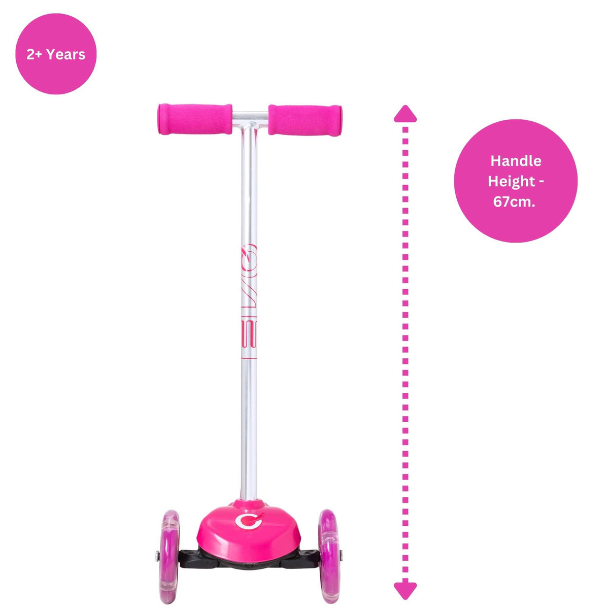 EVO Light Up Move N Groove Scooter for Ages 2 and Up with Lean-to-Steer System and LED Wheels, perfect for young children’s outdoor adventures.