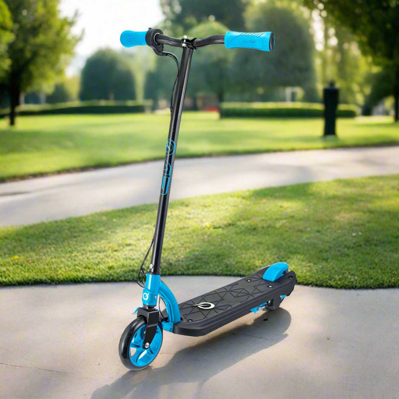 Stylish and sleek Evo Electric Scooter in Teal for kids aged 6 and up, perfect for fun and easy rides