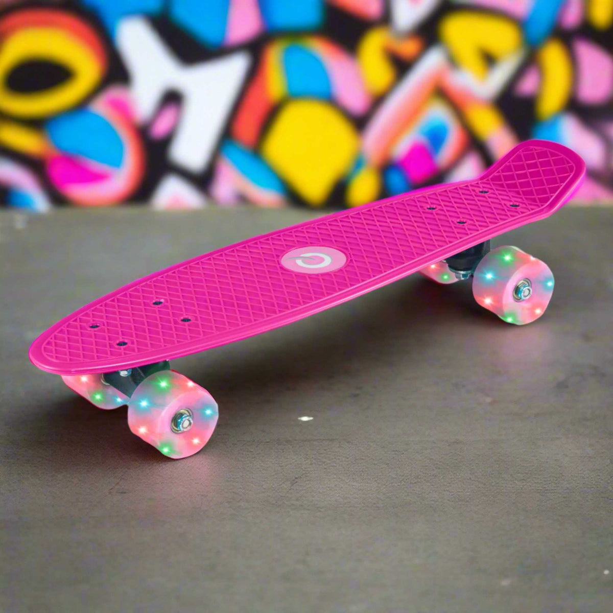 EVO 22&quot; Light Up Penny Board - Pink Skateboards