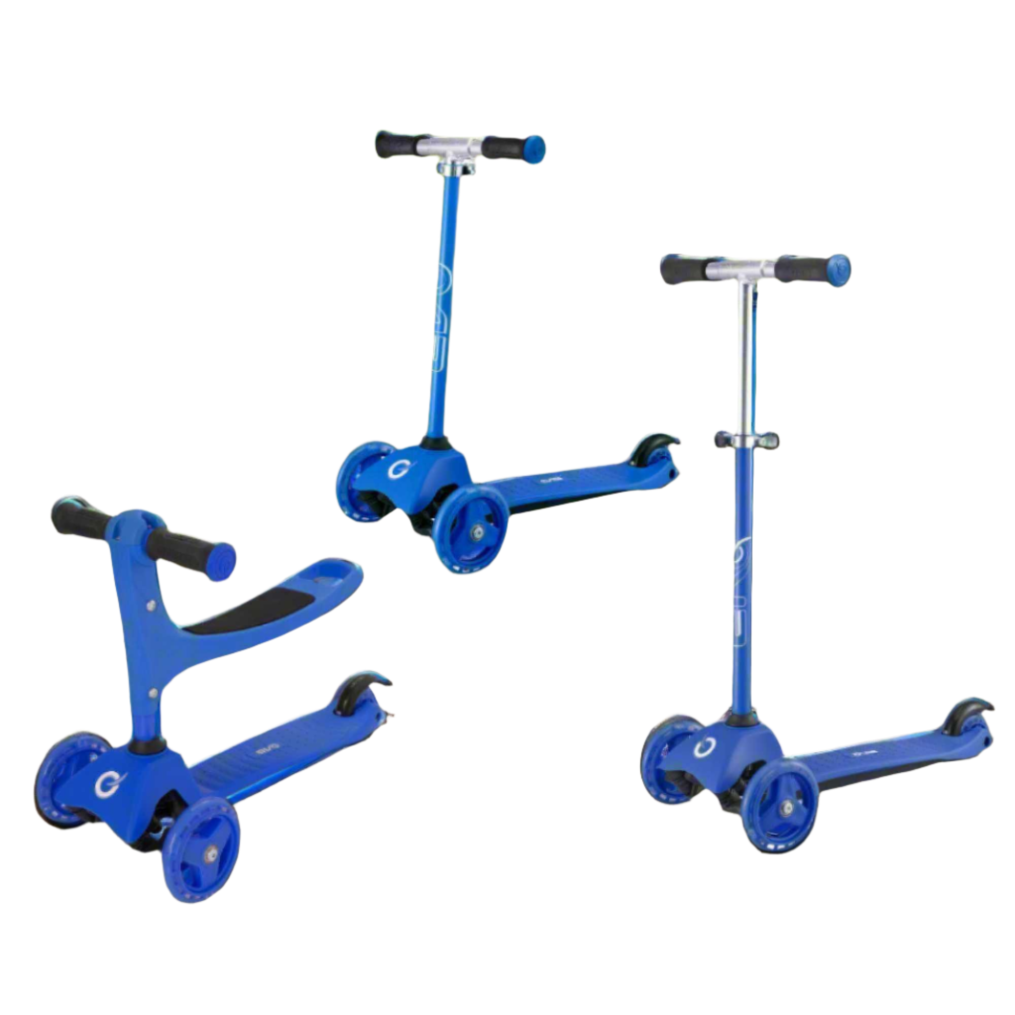 Children's EVO 3-in-1 Cruiser for ages 1+ in vibrant colours, offering adjustable features for growing kids, perfect for enhancing motor skills and outdoor fun.