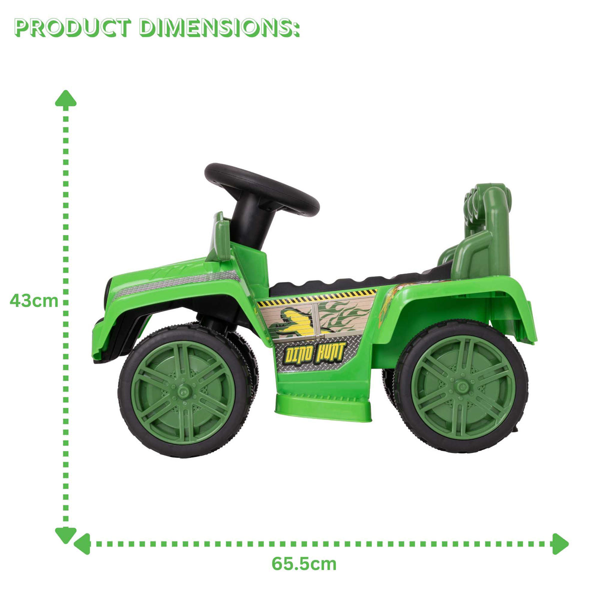 EVO Electric Ride On Dinosaur 4x4 Truck Electric Ride Ons