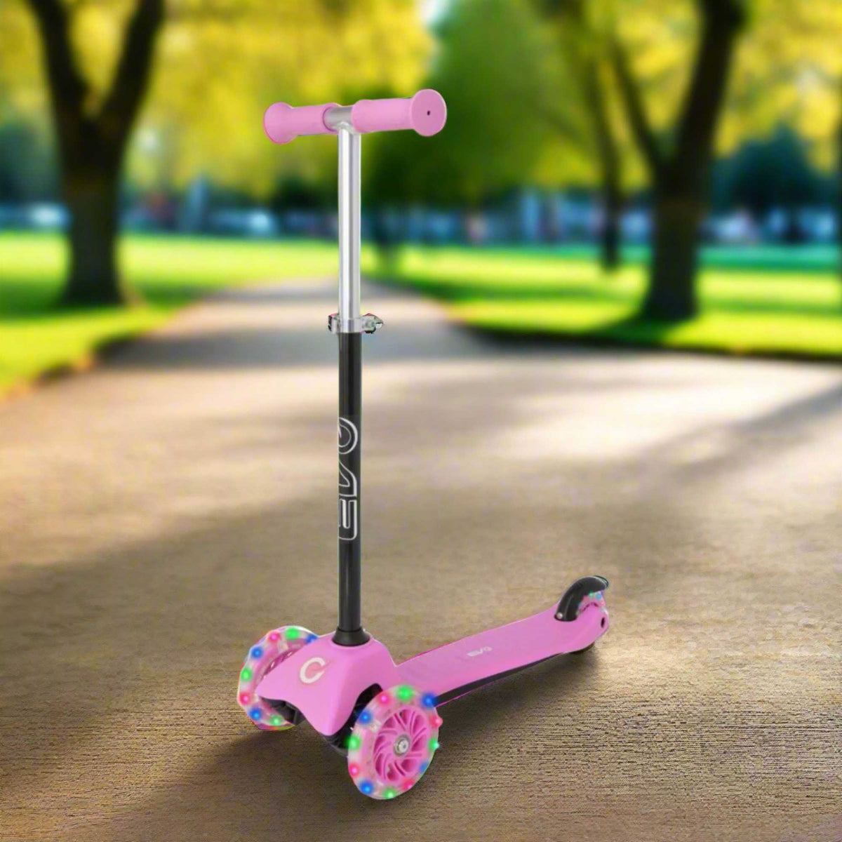 EVO Light Up Mini Cruiser Scooter  - Baby Pink Scooters