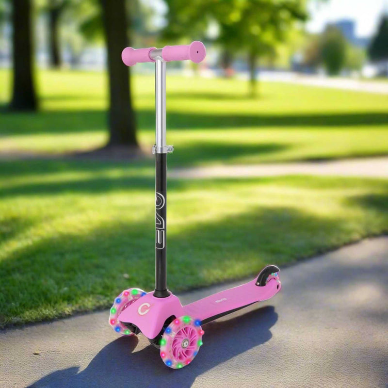 EVO Light Up Mini Cruiser Scooter  - Baby Pink