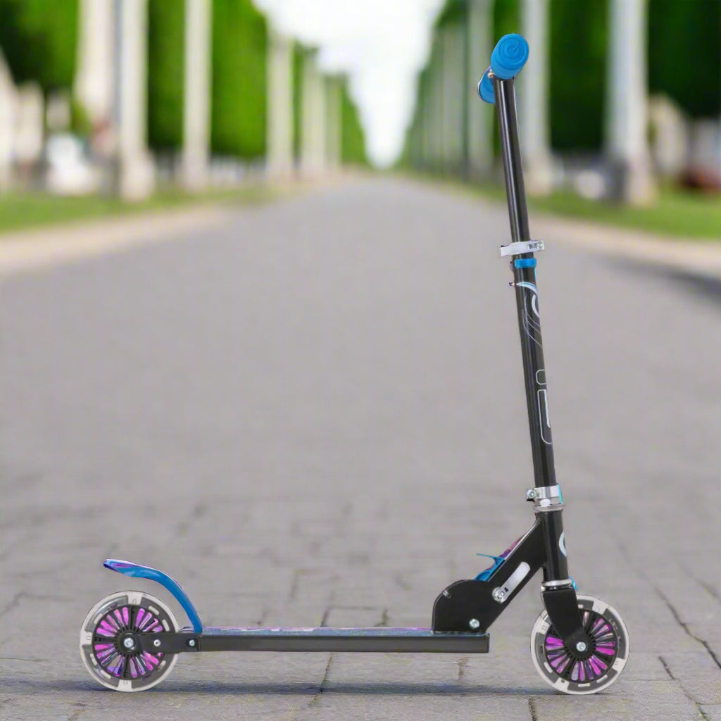 EVO Light Up Inline Scooter - Blue Scooters